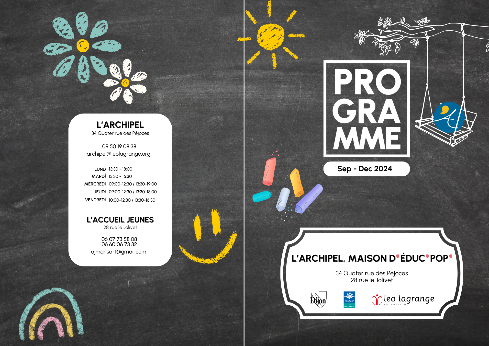 You are currently viewing Programme de Septembre à Décembre 2024