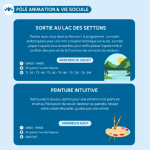 Lire la suite à propos de l’article Sortie au lac des Settons et atelier peinture