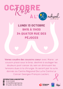 Lire la suite à propos de l’article Venez bourrer des coussins pour la bonne cause !