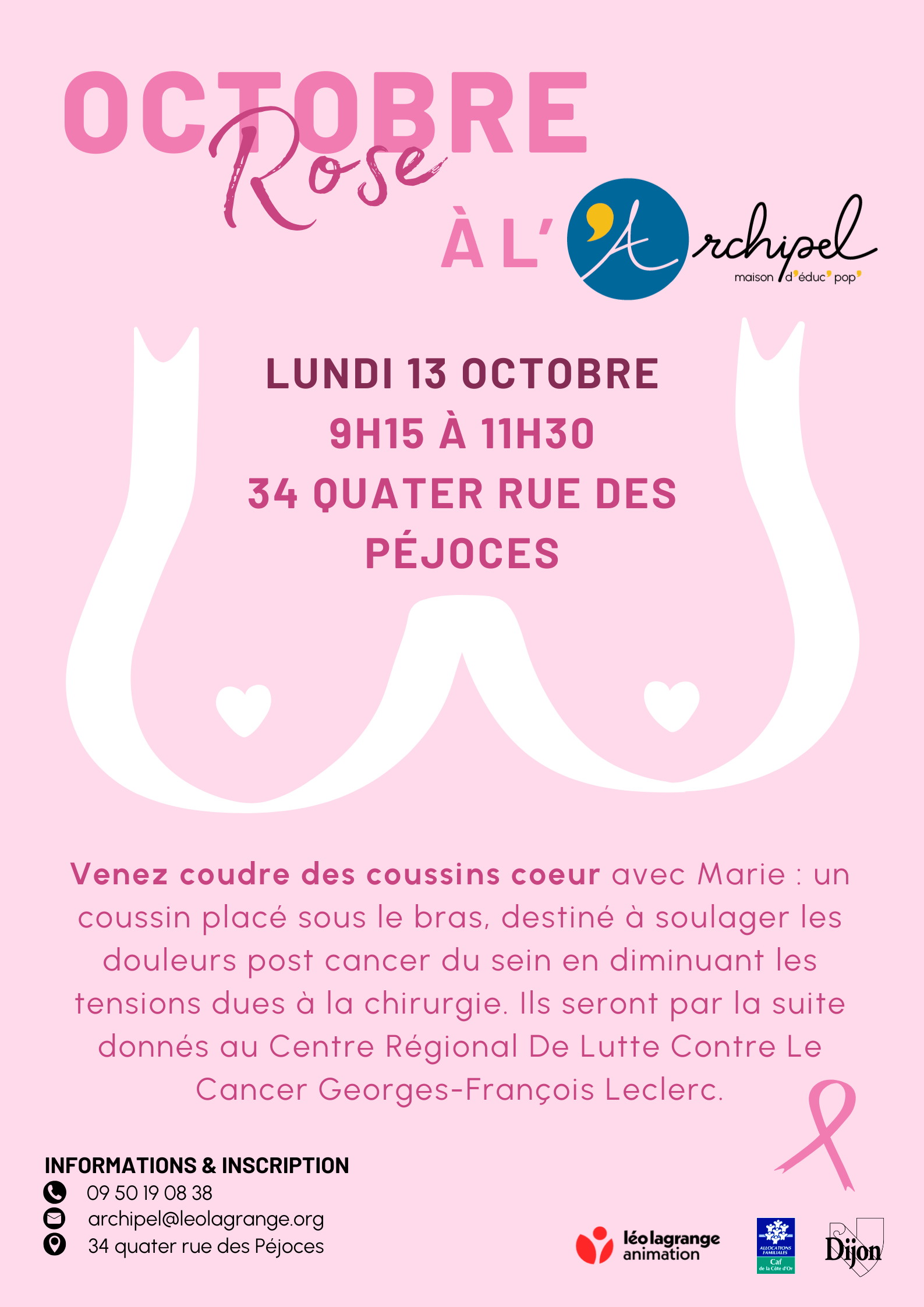 You are currently viewing Venez bourrer des coussins pour la bonne cause !