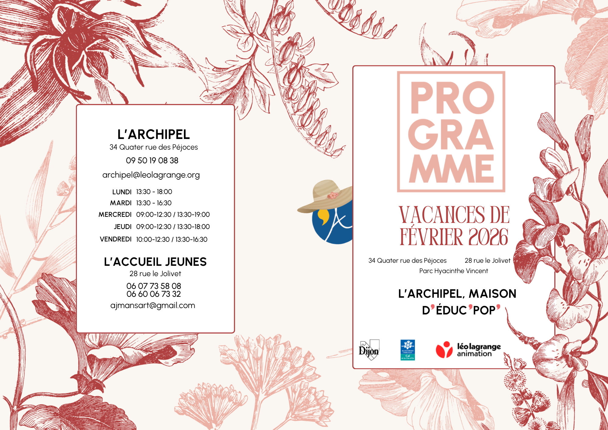 You are currently viewing Programme des vacances de février 2026