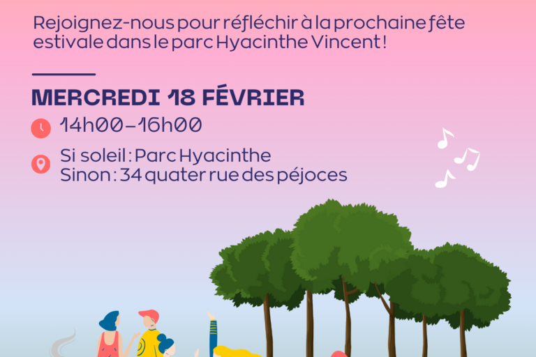À QUAND LA PROCHAINE FÊTE DANS LE PARC HYACINTHE VINCENT