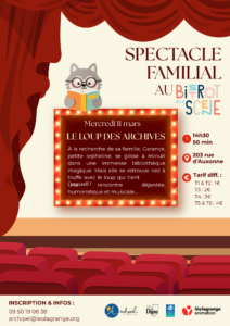 Lire la suite à propos de l’article Spectacle « Le loup des Archives »
