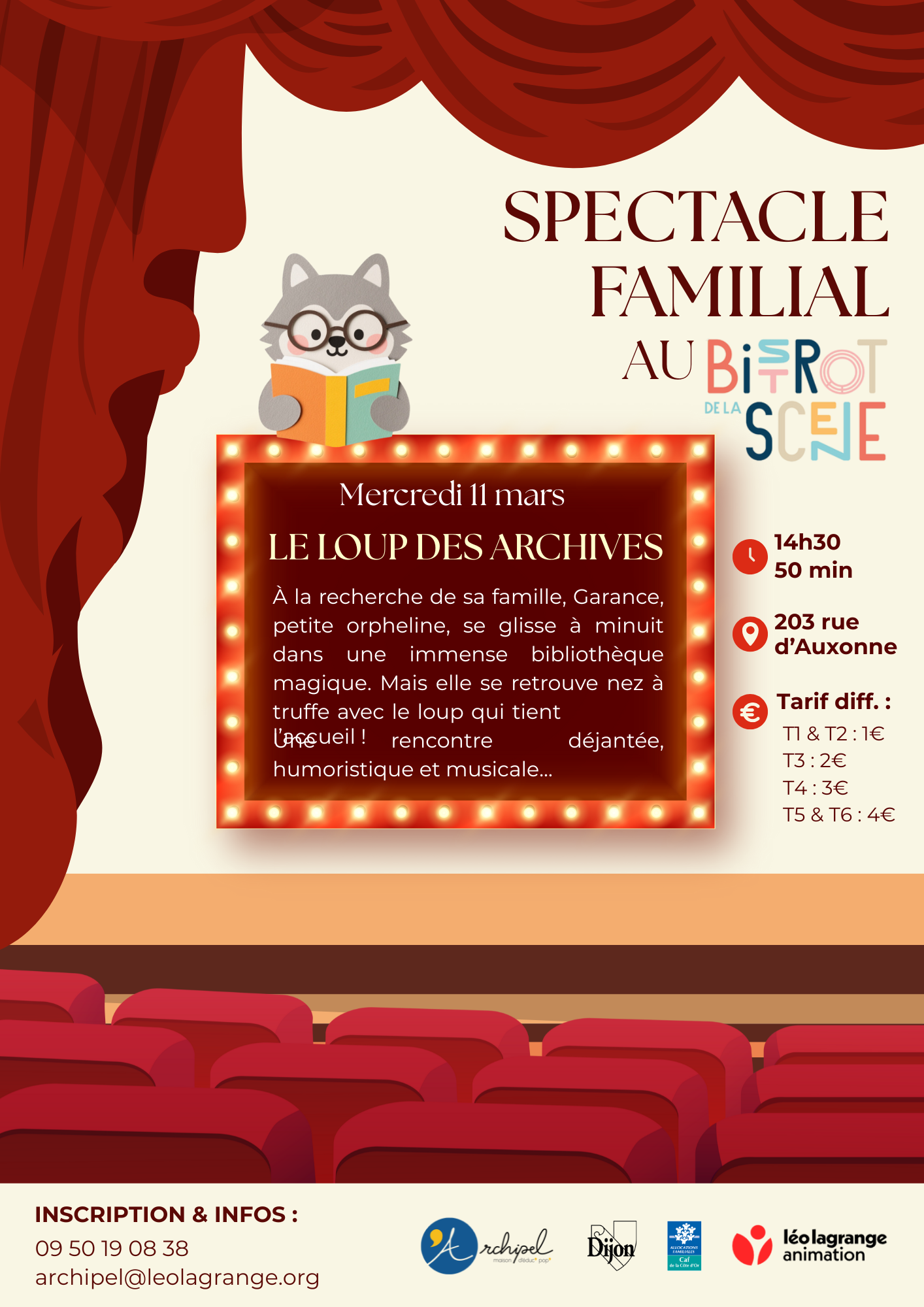 You are currently viewing Spectacle « Le loup des Archives »